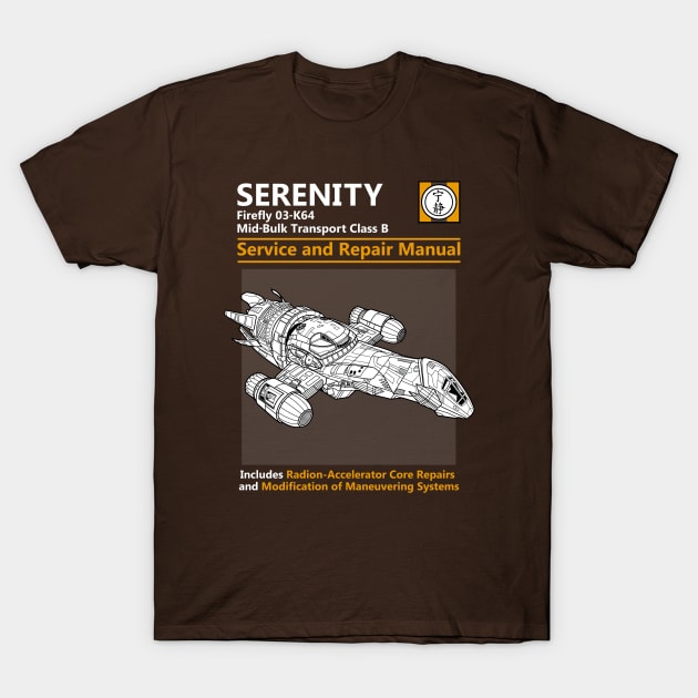 Shiny Service and Repair Manual T-Shirt by adho1982